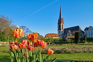 Prinz-Georg-Garten im Frühling