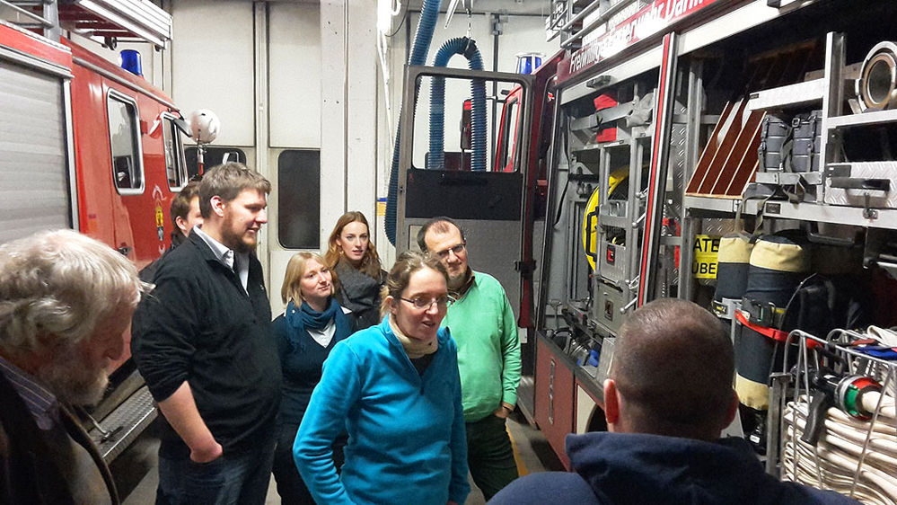 Der Ortsvereinsvorstand zu Besuch bei der FF Darmstadt-Innenstadt